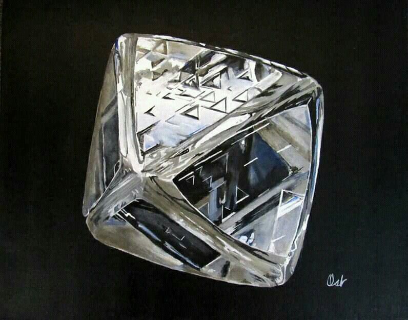 Diamante — gema de carbono puro cristalizado